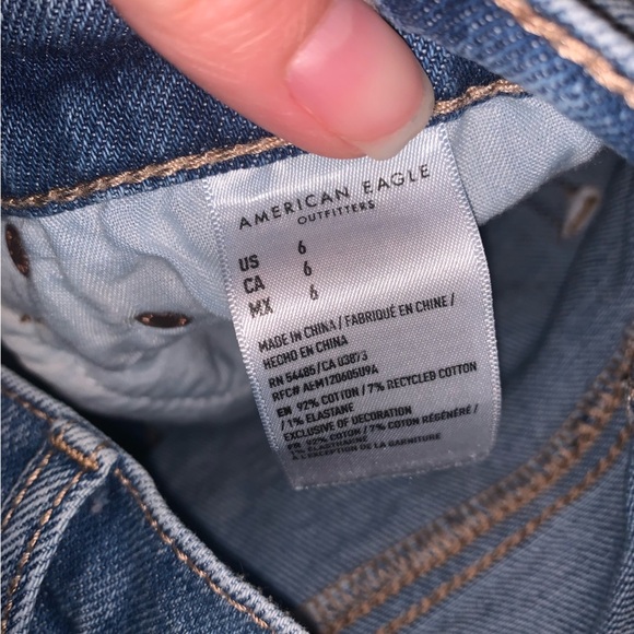 American Eagle Outfitters Highest Rise 90s Boyfriend Cut Off Vintage Shorts 6 - Picture 6 of 9